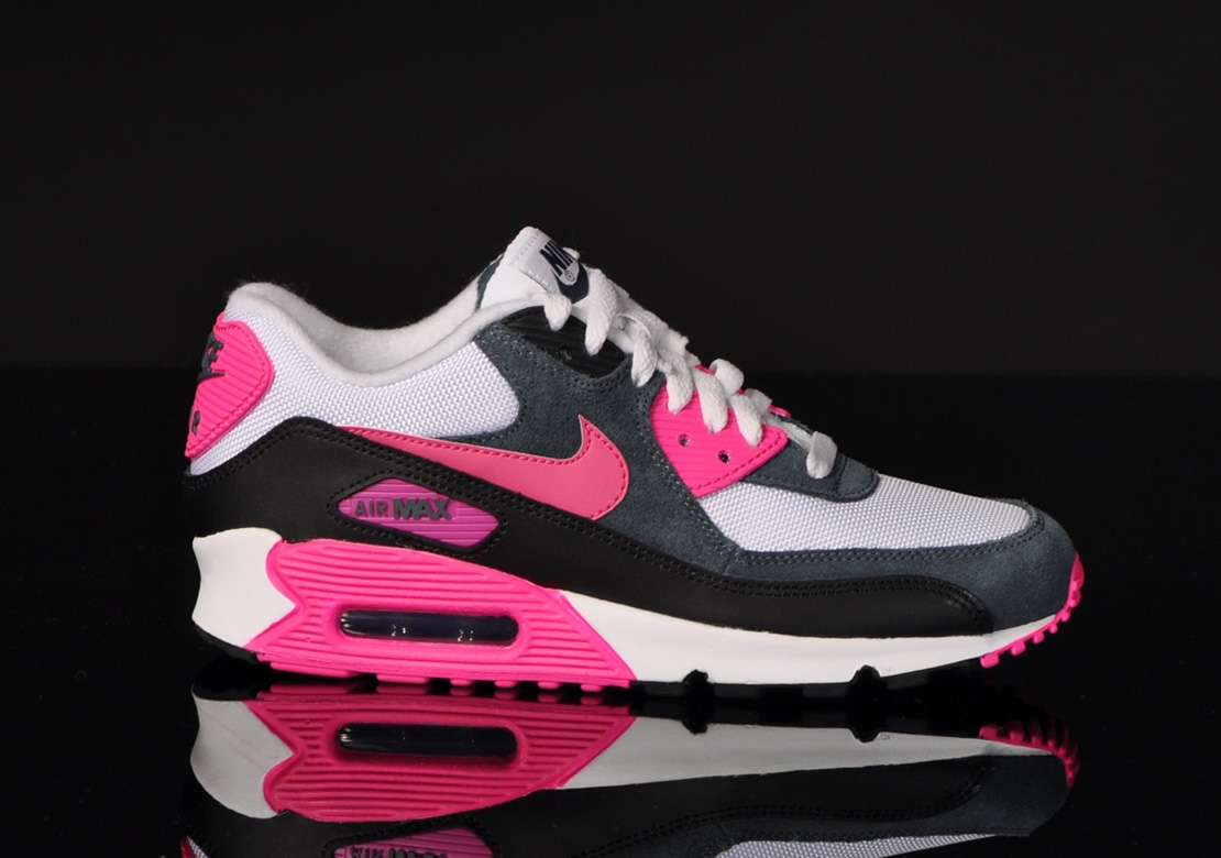 air max 90 femme noir et rose